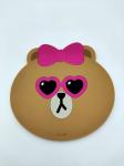 Bear Shape Silicone Cup Mat Pot Coaster High Temperature Resistant