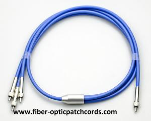 Wholesale Y 1×3 Pure Quartz Energy Fiber Optic Patch Cord High Power Acrylate Coating from china suppliers