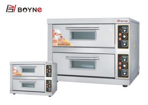 Wholesale Stainless Steel Bakery Deck Oven Electirc Two Deck For Hotel from china suppliers