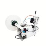 Desktop Adhesive Sticker Semi Automatic Bottle Label Applicator Pneumatic Type