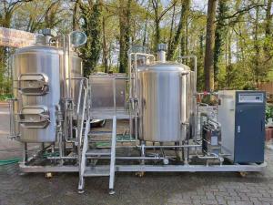 Wholesale SS304 7.5KW 3000kg/H Commercial Beer Brewing System from china suppliers
