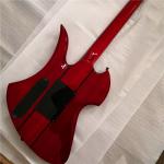 Custom style professional guitar playing, strange shape electric guitar, can be