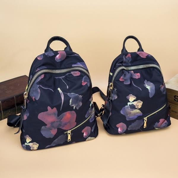 Double Shoulder Girl Backpack Spring Summer Leisure And Camouflage Fashion Light
