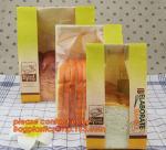 Customize Translucent Window Brown Greaseproof Kraft Paper Bag Special Opp
