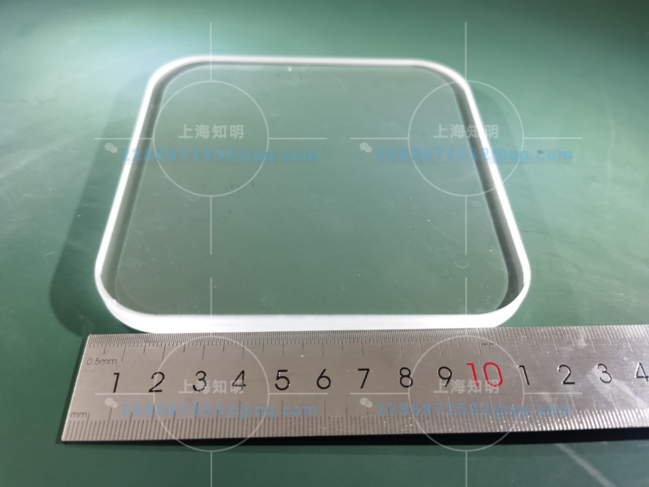 120x120mm Semiconductor Etching Polished Sapphire Optical Windows
