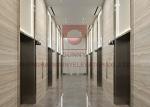 1000kg Passenger Elevator Hairline Stainless Steel Material High Safety