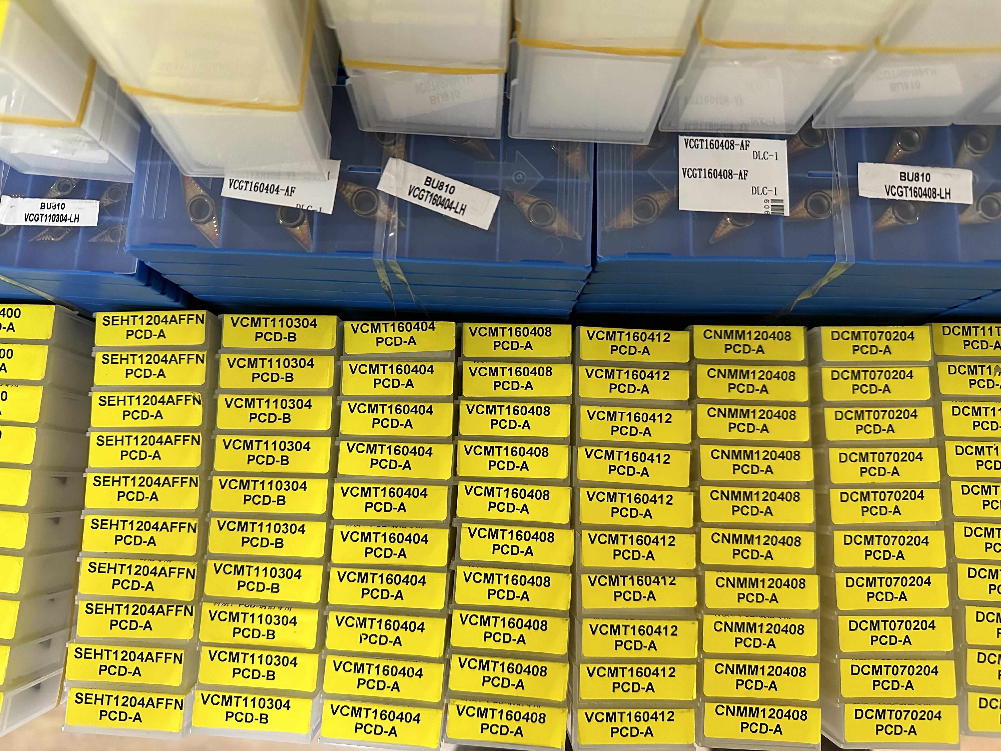 CCMT DCMT DCGT 060201 PCD Turning Inserts Cutting Tools CBN Diamond Tip CBN Inserts For Metal Working