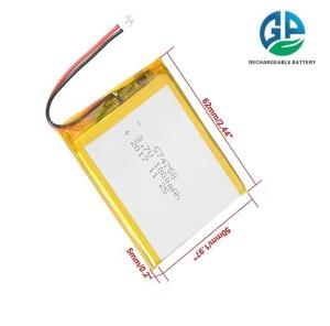 Wholesale KC IEC62133 Approve Rechargeable 3.7v 574758 1800mah 3.7v Lithium Polymer Lipo Battery from china suppliers