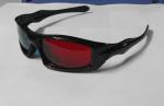 Fashionable Plastic Red Cyan 3D Glasses Reusable For 3D Movie