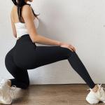 Seamless Booty Lifting Womens Patterned Leggings Contour Running Spandex