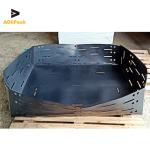 Black 400kg Plastic Slip Sheet 0.6mm For Container Loading