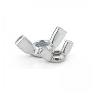 China high-quality white galvanized wing nut nuts hand-tightened nuts DIN315 on sale