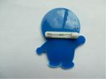 2D/3D Cute Doraemon Shape Rubber PVC Label Pins Badges With Safety Clip For