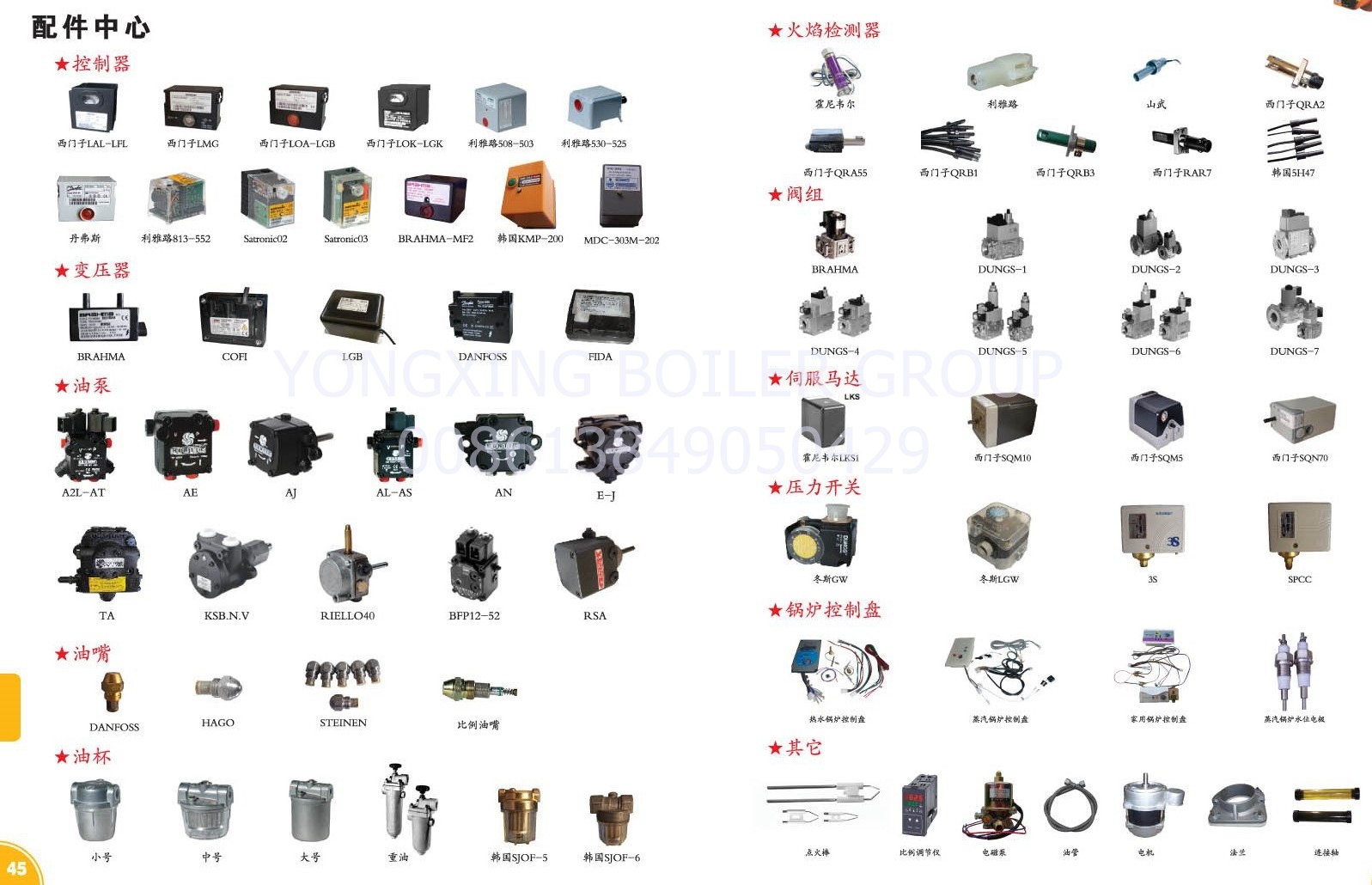 Environmental Friendly Oil Boiler Burner Unit Positive Pressure 380v 50hz