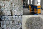 Large Capacity Plastic Bottle Crusher Machine , Double Shaft Scrap Glass Bottle