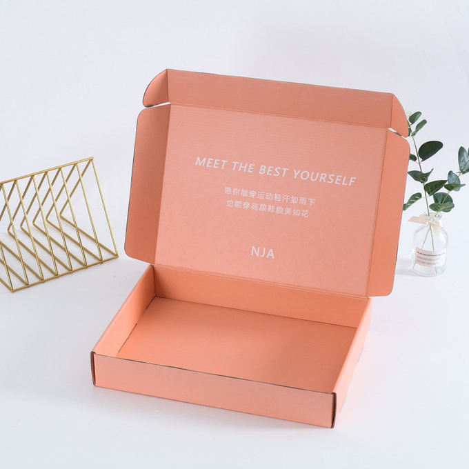 Custom Corrugated Cardboard Gift Box Mailers For Apparel Packaging