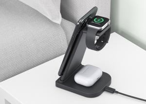 Wholesale 7.5w QI Enabled 3 In 1 Wireless Charging Station from china suppliers