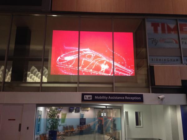 170° 100um Transparent Holographic Rear Projection Film