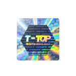 Laser Hologram Anti Counterfeiting Label Custom Made Adhesive