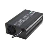 MCU Controlled Motorcycle Battery Charger 60v 72v Output in Dual Black/Silver