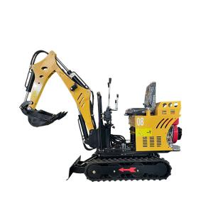 Buy cheap 8.2Kw Yellow Mini Track Excavator 800kg JG-08 730mm Without Sunroof from wholesalers