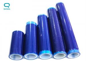 China Polyethylene Film Cleanroom Sticky Roller Polyester Blue Color on sale