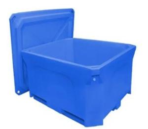 Wholesale 300 Liter Rotomolding Cooler Box Live Fish Storage Container With PU Insulation from china suppliers