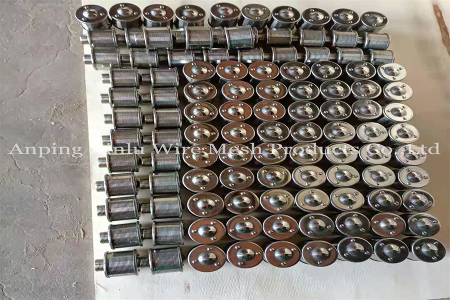 53mm M24 Johnson Wire Strainer Nozzle For An Activated Carbon Filter