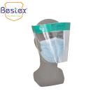 Anti Fog Plastic Medical Face Shield 32*22cm PET Sponge Face Shield