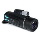 Black Cell Phone Monocular Telescope Life Waterproof BKA4 For Travelling