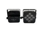 LED Flat Par 9*18W RGBWA+UV 6in1 stage uplights dj equipment powered wireless