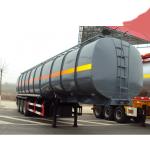 24V 7 ways electric system fuel tanker trailer for 20-60 cubic meter heating