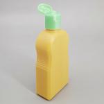 Yellow 200ml HDPE Plastic Bottle For Body Lotion Shower Gel