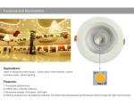 60W Ultra high lumens 5500LM Dimmable CREE COB home hotel lighting LED Downlight