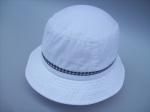 Hemp Fishing Cotton Bucket Hat Nylon Strings Adjustable With Custom Woven Label