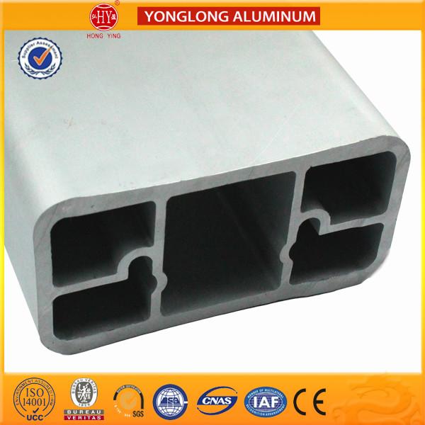 Quality Anodized Aluminium Extrusion Profiles For Industrial Natural Silver for sale