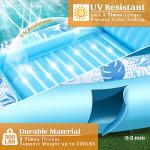 Inflatable Tanning Pool Lounger Float, Sun Tan Tub Sunbathing Raft Floatie Toys