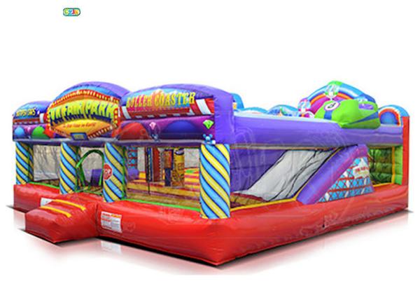 Fun Fair Park Play Inflatable Bounce House Combo 1 - 3 Years Warranty 120 KG