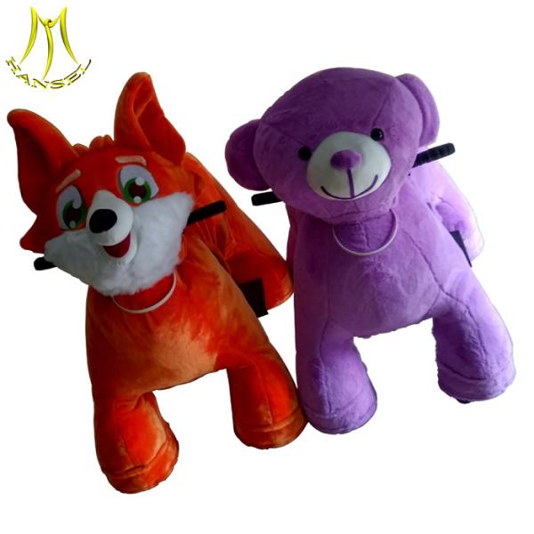 Hansel outdoor and indoor electric bear plush rides plush animal electric