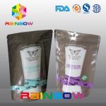 PET / PE laminatied material self standing plastic pouch candy packaging