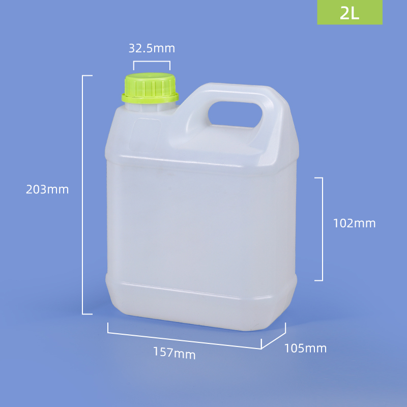 Blue Plastic Barrel Adblue Jerry Can For Oil Chemical Wine Storage Chemical Container 2L