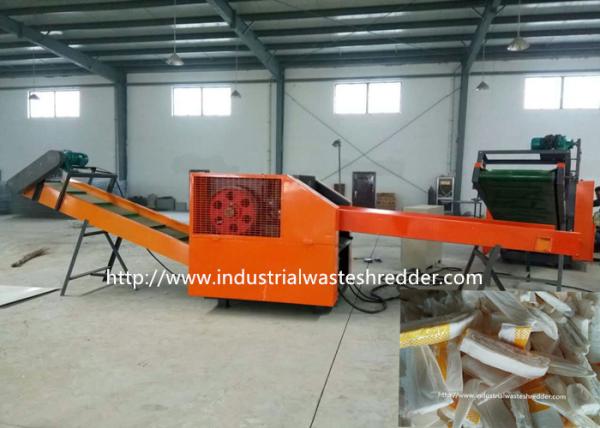Defective Diaper Waste Rag Cutting Machine Baby / Adult Diaper Shredder With