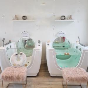 Wholesale LED Baby SPA Bathtub Square BB Whirlpool SPA With Massage Function from china suppliers