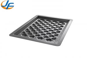 Wholesale RK Bakeware China-Pizza Hut Hardcoat Anodize Aluminum Diamond Grill Pan from china suppliers
