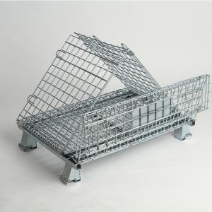 Wholesale Zinc Plated Warehouse Steel Q235 Folding Wire Mesh Container from china suppliers