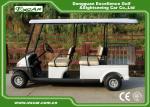 White Hotel Buggy Car With ADC Brand Motor Electromagnetic Brake