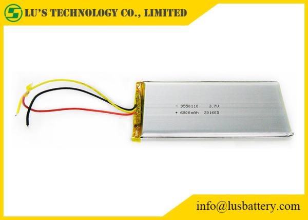 High Capacity Lithium Polymer Battery 6800mah LP9550110 LI Ion batteries 3.7v