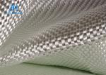 Silicon Coated E Glass 200gsm White Fiberglass Cloth Roll Plain Weave for