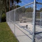 8 Foot Boundary Wall Hot Dipped Galvanized Chain Link Fence For Industry