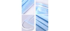 Wholesale Three Layers Non Woven Face Mask , Earloop Face Mask Good Skin Tolerance from china suppliers